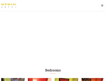 Tablet Screenshot of intiwasihotel.com